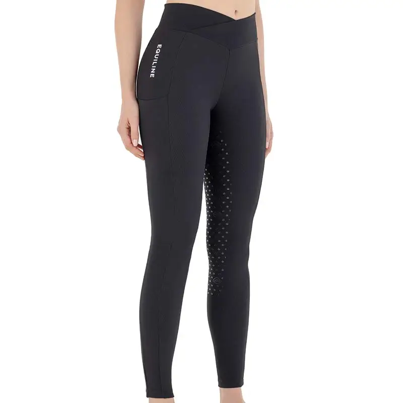 Promozione Esclusiva Leggings da Donna a costine Equiline Full Grip