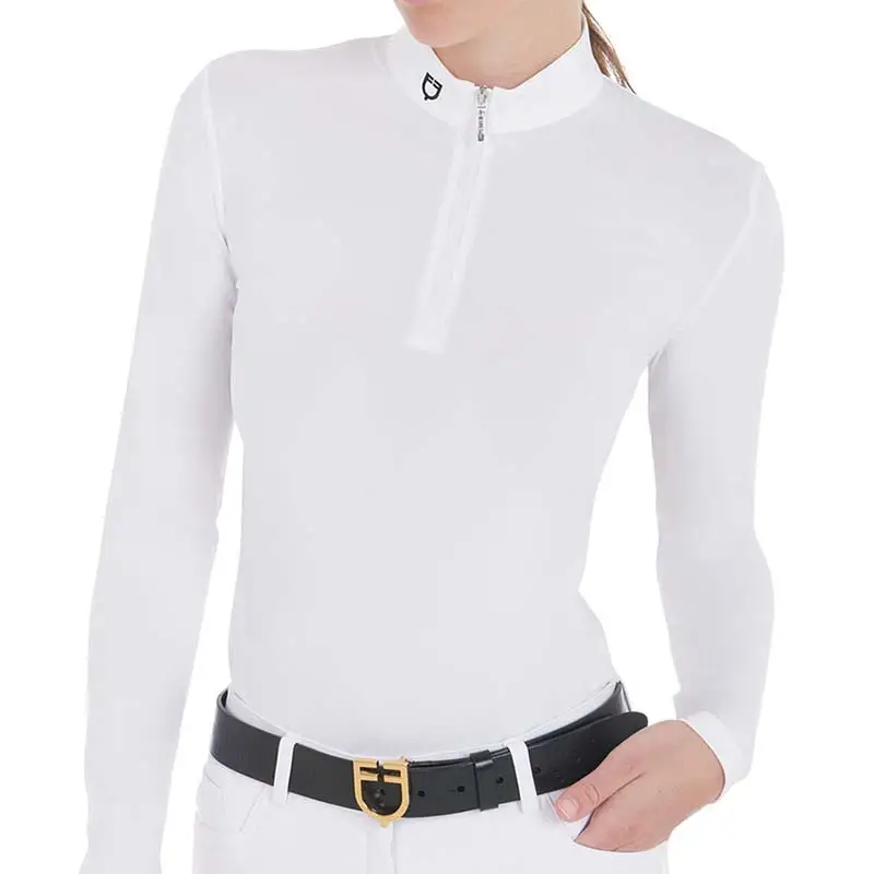 Polo da competizione a maniche lunghe modello Artemis da donna Occasione