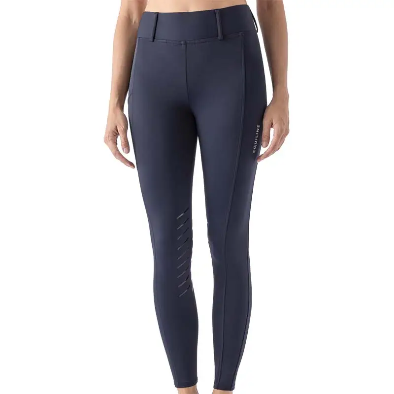 Leggings donna Equiline mod. Carbek con tasca e Knee grip Miglior Prezzo