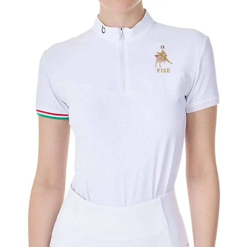 Polo da concorso traforata donna Equestro X FISE Saldi