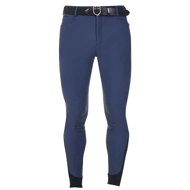 Pantaloni equitazione uomo con grip al ginocchio Equestro X FISE Compra Online