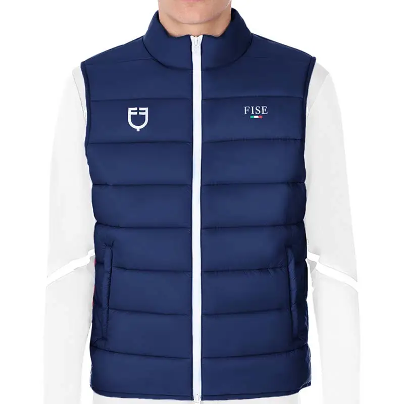Gilet smanicato uomo antivento Equestro X FISE Nuova Collezione