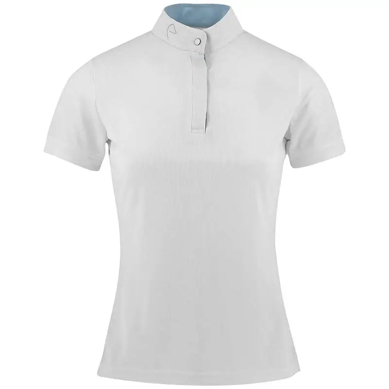 Must-Have Polo da Concorso Donna Equithème Betty in Mesh a Maniche Corte
