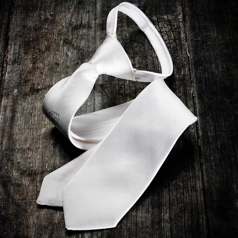 Popolare Cravatta in raso Equiline New Quick Tie System