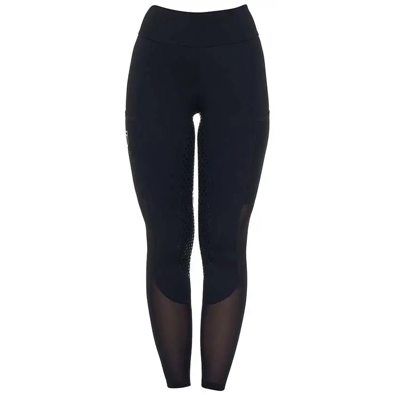 Economico Leggings Equestro da Donna con Mesh Full grip per equitazione