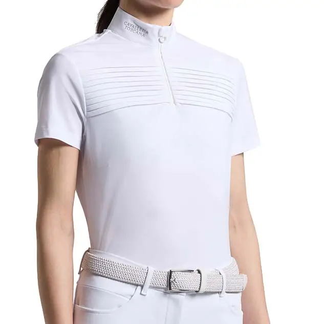 Quantità Limitata Polo corta da Concorso Donna Cavalleria Toscana - con plissé