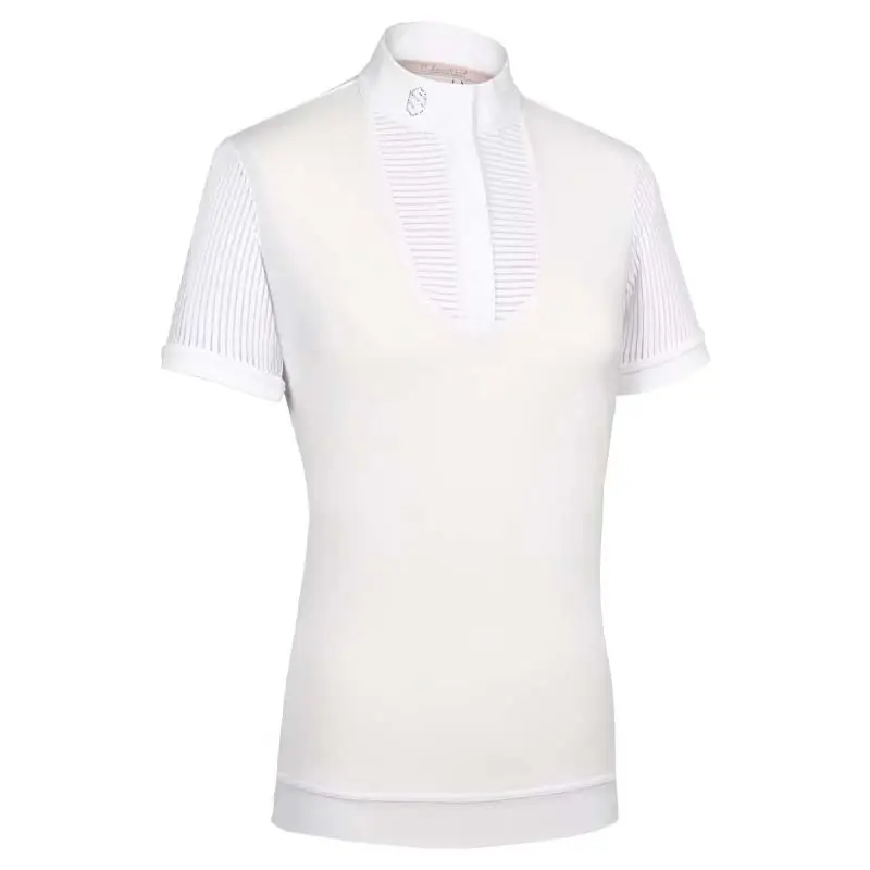 Economico Camicia da competizione equitazione Samshield da donna modello Apolline manica corta