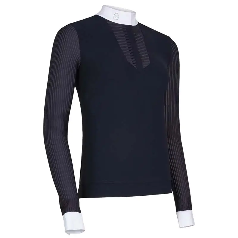 Camicia da competizione equitazione Samshield da donna modello Faustine manica lunga Offerta