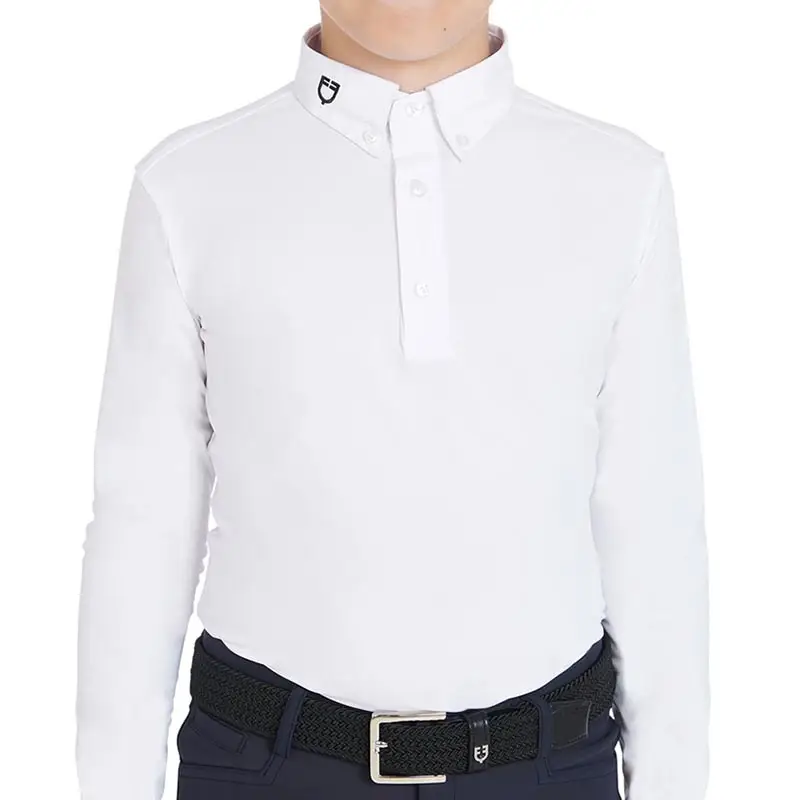 Polo concorso bambino con manica lunga mod. Avetis Equestro Offerta Speciale