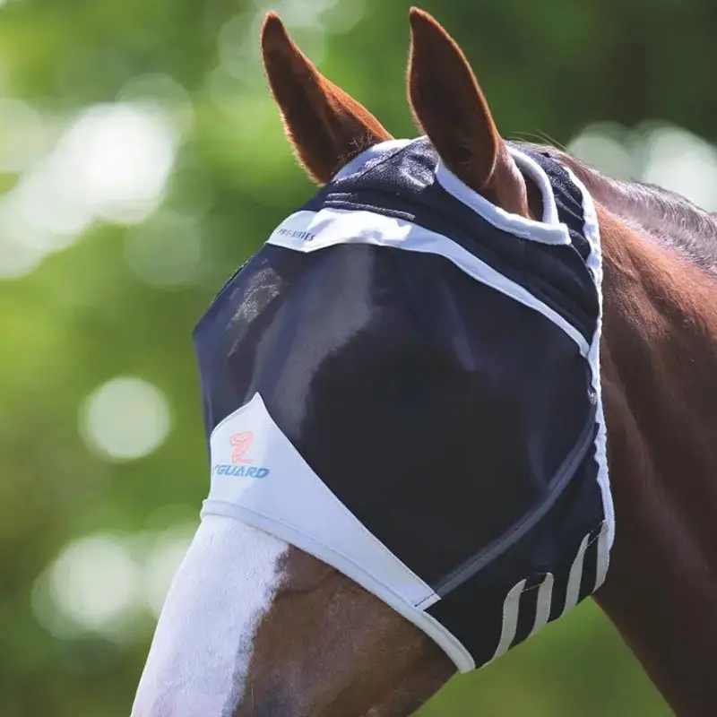 Prezzo Scontato Maschera Shires per Cavallo in rete sottile con fori per orecchie