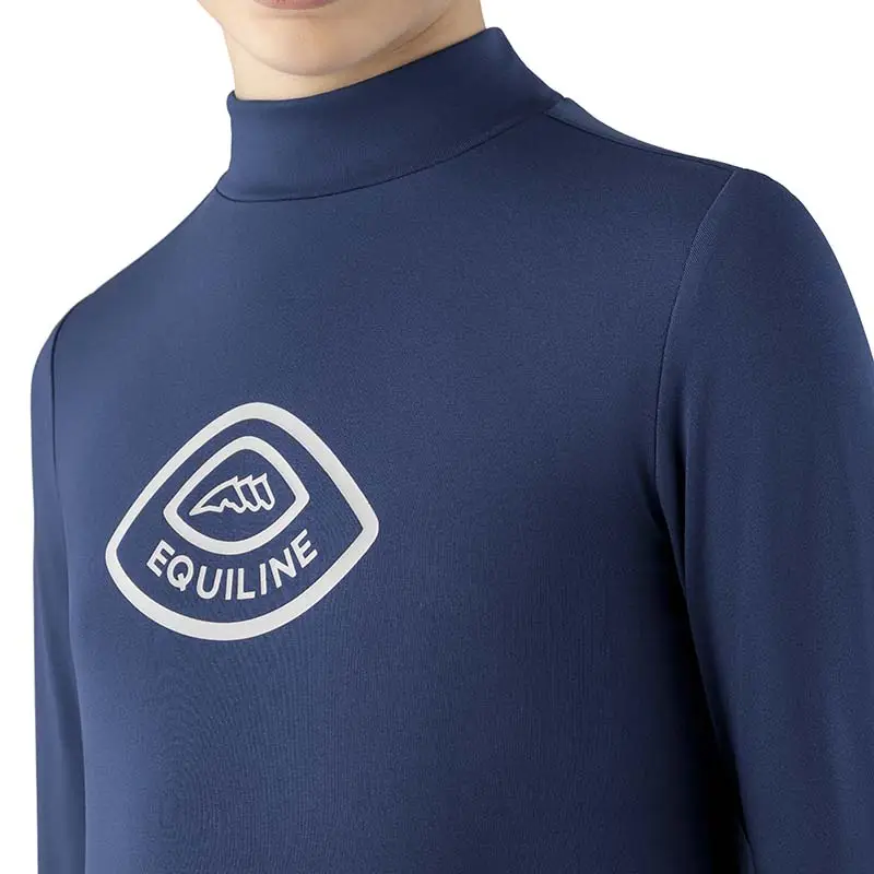 Esclusivo Maglia Tecnica equitazione da Bambina Equiline Second skin a maniche lunghe