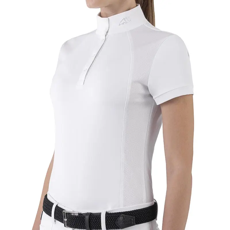 Polo da gara Equiline GEAK da donna manica corta Vendita Finale