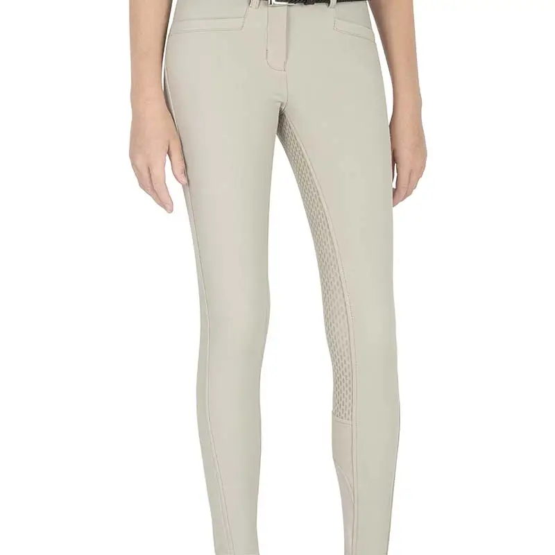 Pantalone equitazione Equiline JAKLINK da bambina Full grip Sconto
