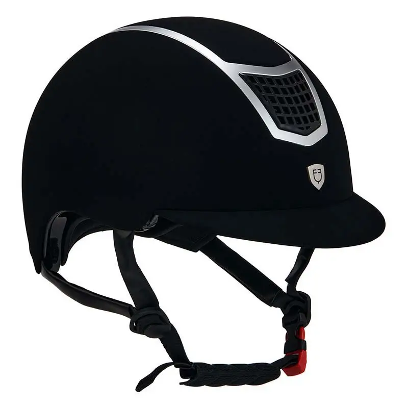 Spedizione Espresso Casco Equestro ECLIPSE Plain Velvet - visiera standard