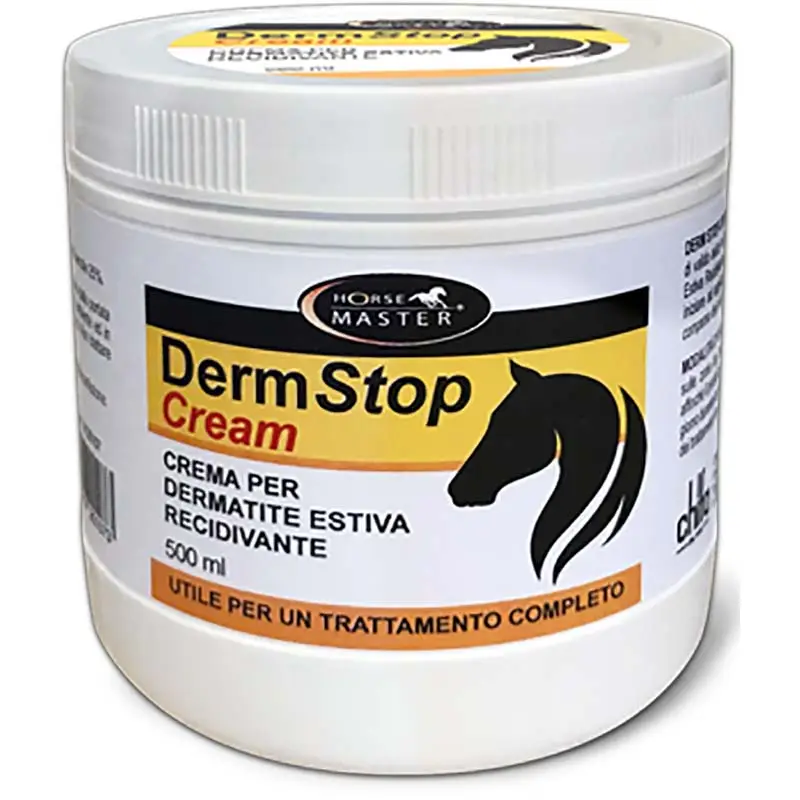 DERM STOP Crema per Dermatite Estiva Recidivante Cavalli Horse Master 500ml Consegna Rapida