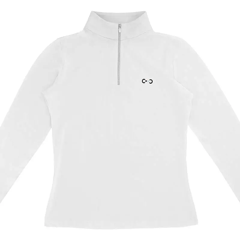 Acquista Ora Polo da Gara da bambina a manica lunga mod. Reine con zip