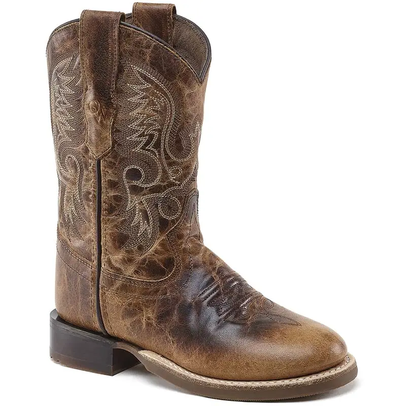 Stivale western junior e donna Old West effetto invecchiato Reso Gratuito