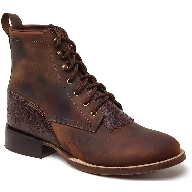 Must-Have Stivaletto western unisex basso con lacci