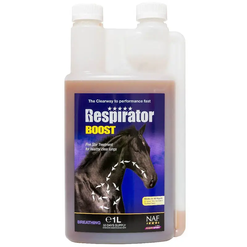 Integratore per Cavalli che migliora le Capacità Respiratorie NAF Five Star Respirator Boost 1 lt Economico