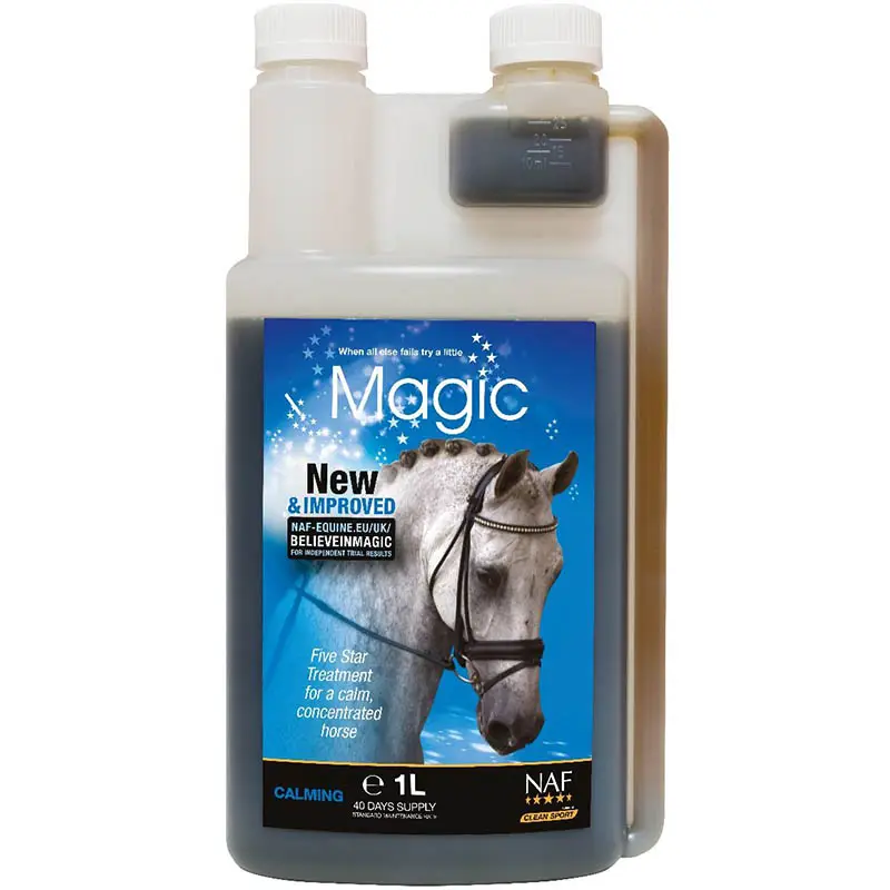 Promozione Integratore Calmante NAF Five Star per cavalli Magic Liquid 1 lt