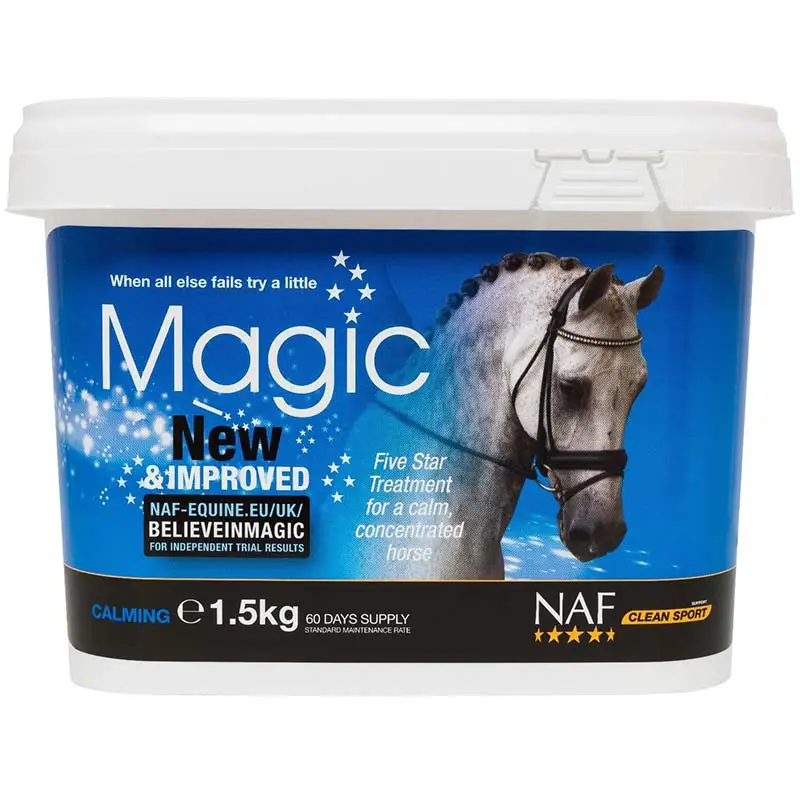 Integratore Calmante per cavalli NAF Five Star Magic Powder 1.5 kg Prezzo Conveniente