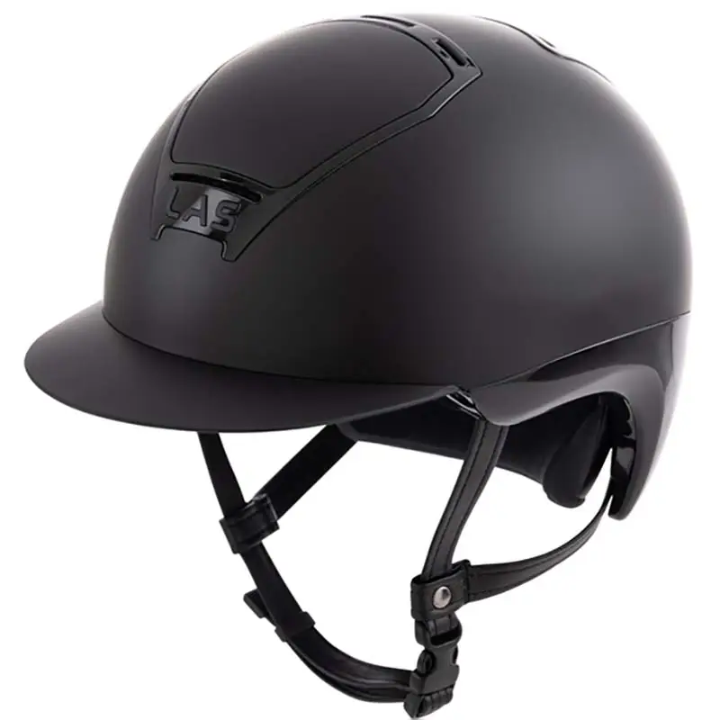 Casco equitazione LAS modello Opera Double con frontino fisso e frame lucidi Must-Have