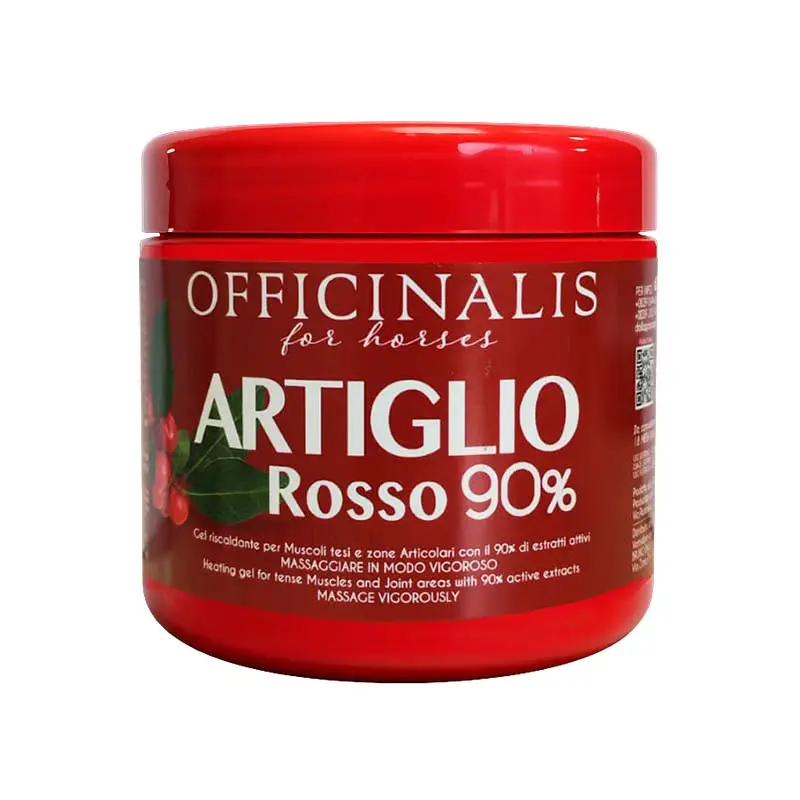 Gel Riscaldante Artiglio Rosso al 90% 500ml Officinalis per cavalli Offerta Limitata