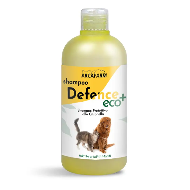 Shampoo naturale protettivo per Cani e Gatti anti parassiti 500 ml Defence Eco+ Più Venduto