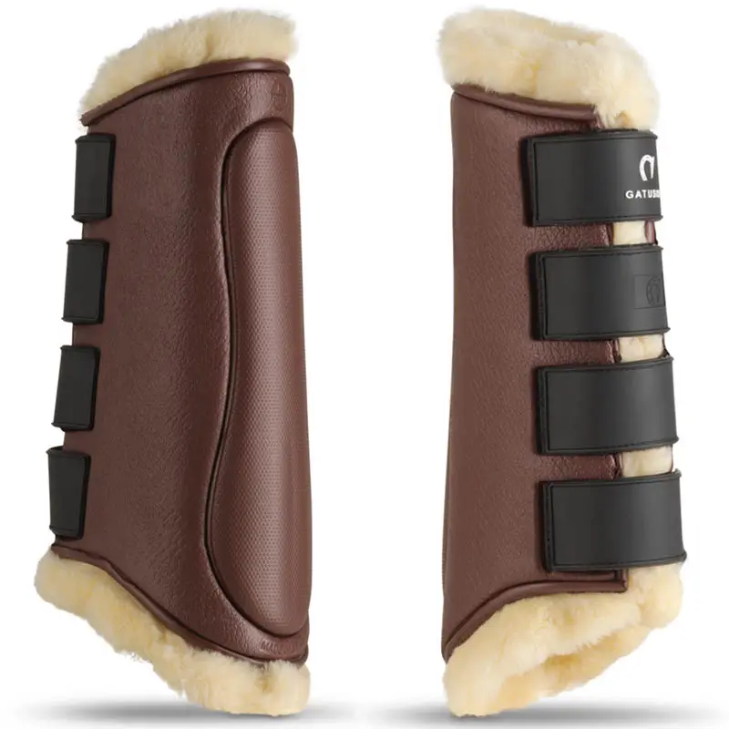 Stinchiere dressage posteriori Gatusos modello Royal con shearling sintetico A Buon Prezzo