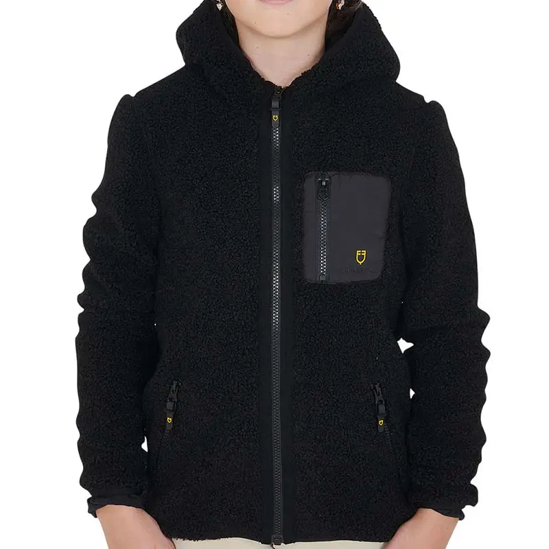 Pagamento Sicuro Giacca Equestro junior Teddy in morbido peluche con cappuccio