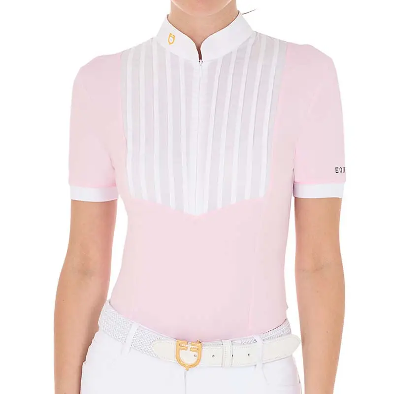 Ordina Subito Polo Equestro da gara con cotone plissé da donna