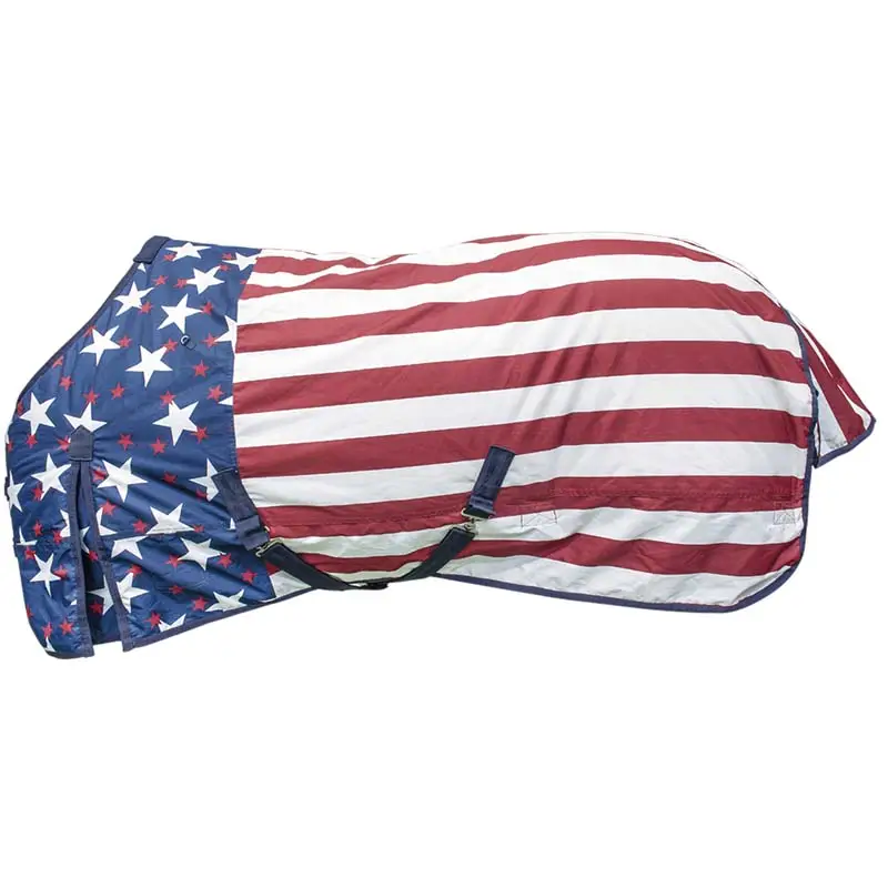 Offerta Lampo Coperta western da paddock 300g Niagara bandiera USA