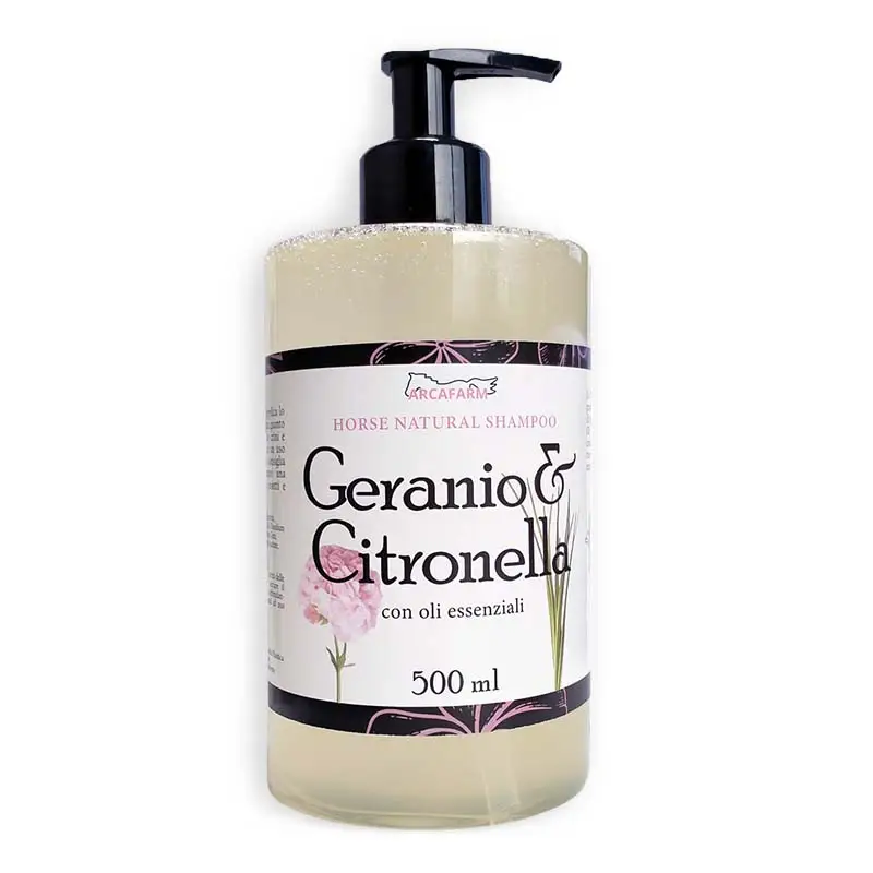 Shampoo Naturale per Cavalli Geranio e Citronella Arcafarm 500 ml Acquista Ora