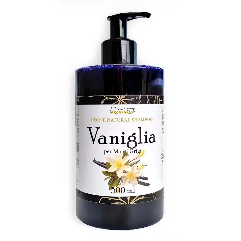Offerta Speciale Shampoo Naturale alla Vaniglia per Cavalli Grigi Arcafarm 500 ml