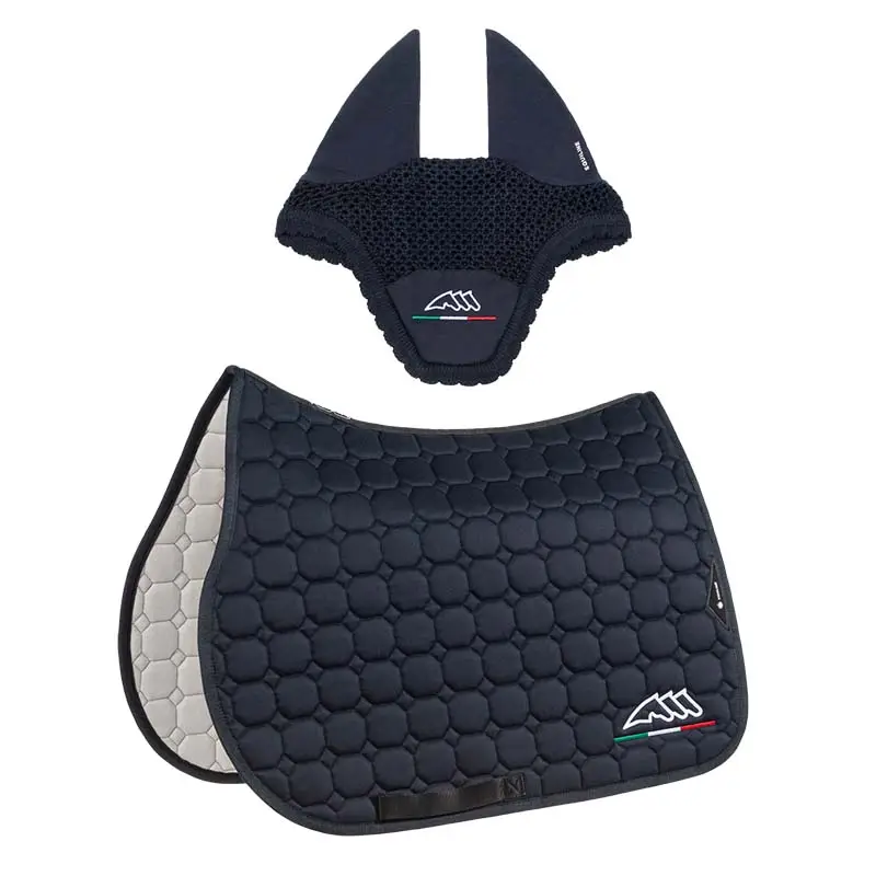 Prezzo Di Fabbrica Set Sottosella e Cuffietta coordinato Equiline mod. Octagon