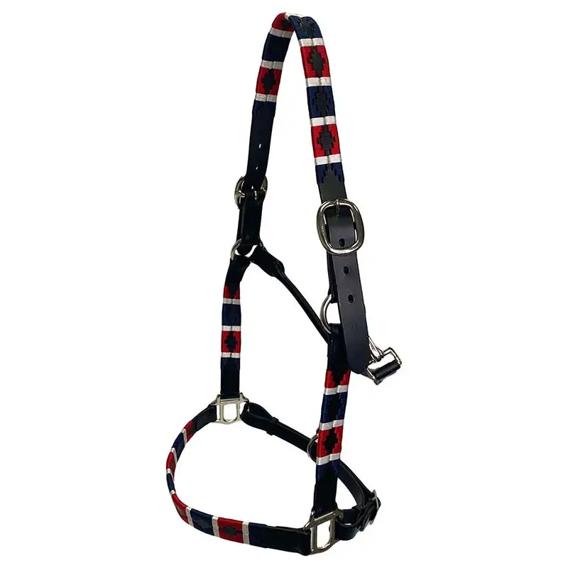 Cavezza in Cuoio con ricamo stile Chukka Winner COVER Prezzo Di Fabbrica