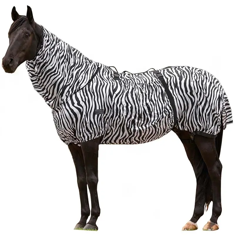 Coperta Zebra Anti-Eczema con collo per cavallo Waldhausen Miglior Prezzo