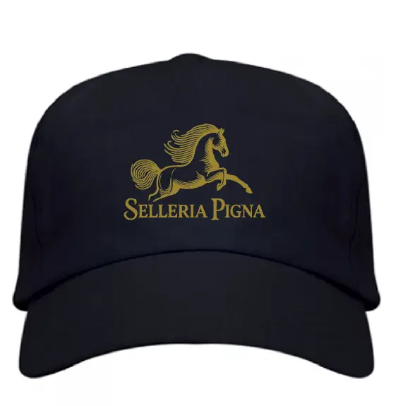 Cappellino one size Blu NAVY/ Oro Selleria Pigna Novità