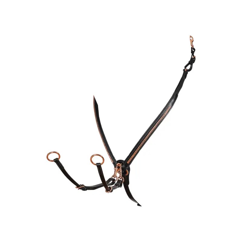 Direttamente Dal Produttore PETTORALE CON FORCHETTA IN PELLE CLINCHER ROSE GOLD