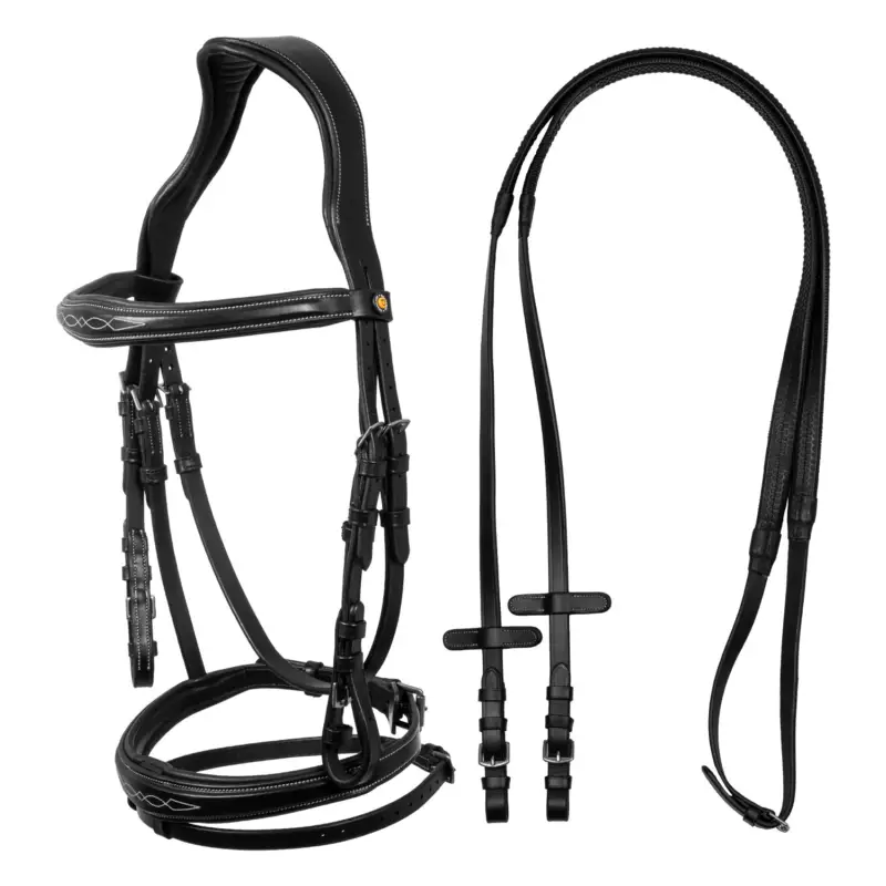 Esclusivo TESTIERA IN MORBIDA PELLE CUCITA