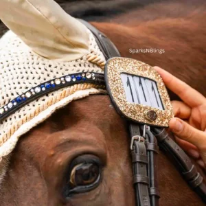Targa con numero per cavallo glitterato SPARKS N BLINGS Spedito Oggi