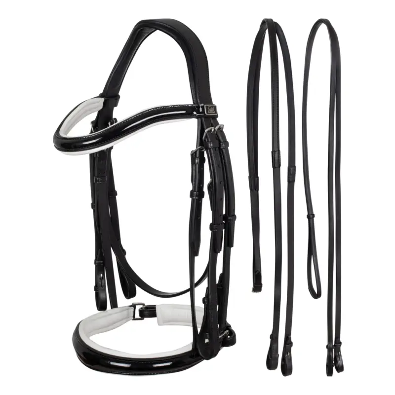 BRIGLIA DRESSAGE IMBOTTITURA BIANCA Occasione Imperdibile