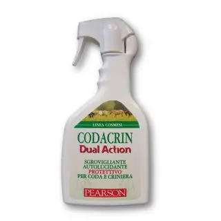 Più Venduto Codacrin Dual Action sgrovigliante Pearson per coda e criniera ml. 700