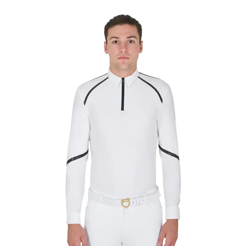 Promo Stagionale POLO UOMO DA CONCORSO SLIM FIT MANICA LUNGA