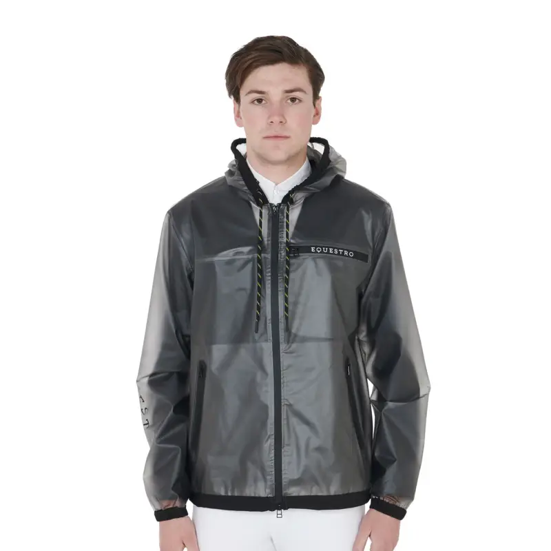 IMPERMEABILE UOMO IN TESSUTO TECNICO TRASPARENTE Sconto