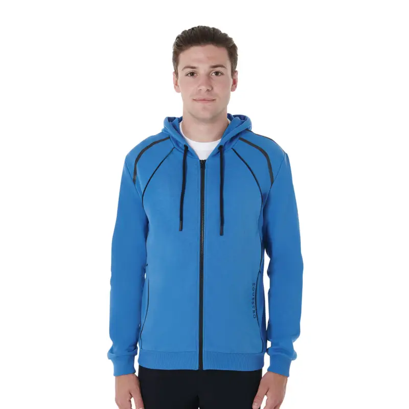 FELPA UOMO CON ZIP FRONTALE E CAPPUCCIO Novità
