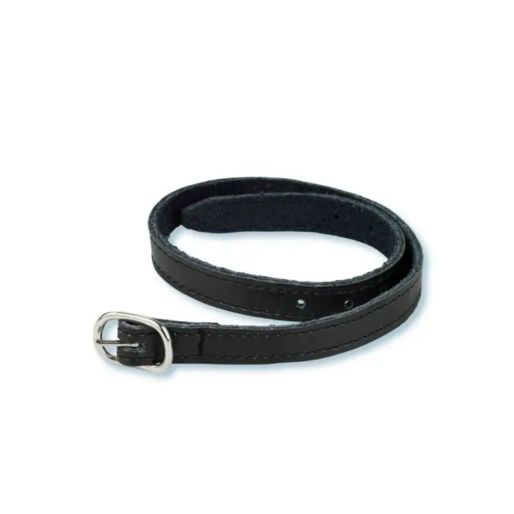 A Buon Prezzo STUBBEN LEATHER, DOUBLE SEWED, SPURS STRAPS, 45 CM EBONY (1PC)