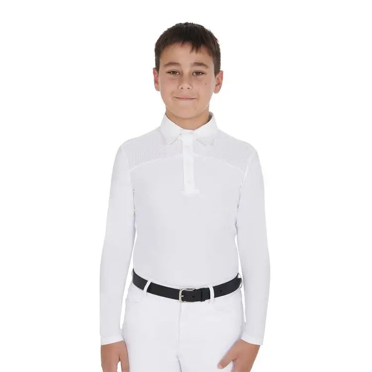 POLO BAMBINO MANICA LUNGA CON BOTTONI Subito Disponibile