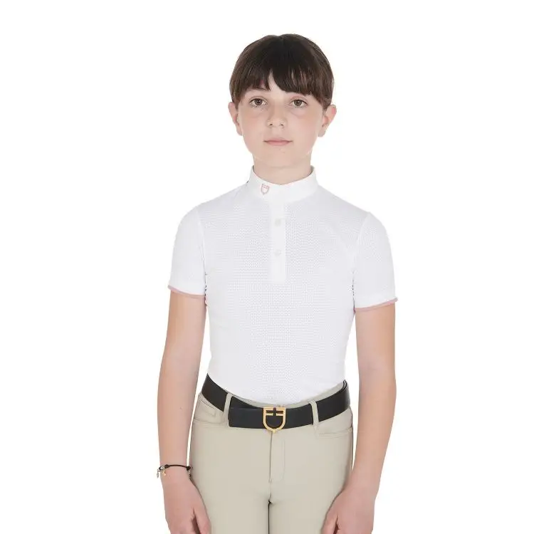 POLO BAMBINA DA CONCORSO SLIM FIT TRASPIRANTE Offerta Lampo