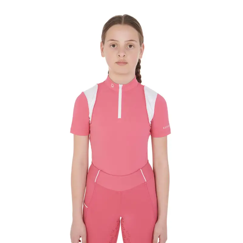 POLO BAMBINA SLIM FIT CON ZIP DA ALLENAMENTO Must-Have